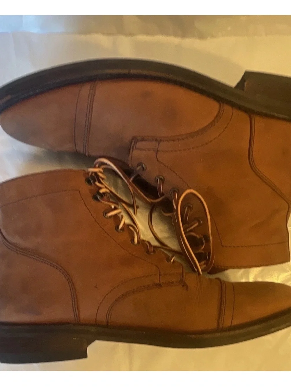 Thursday Boot Co Captain Arizona Adobe Boots Size 9.5 Leather Cap Toe